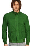 Green St Patricks Day Leather Jacket