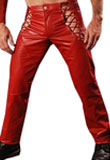 Criss Cross Strap Leather Pant | Valentine Day Special 