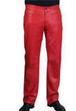 Stylish Red Leather Pants | Valentine Day Ideas