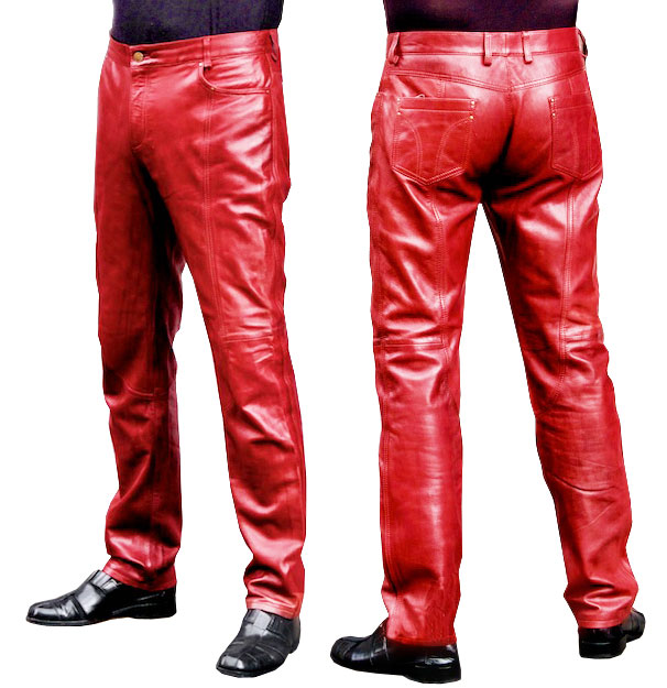 Fashionable Formal Leather Pants | Valentine Collection