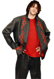 Button Front Valentine’s Day Leather Jacket | Mens Valentine Jackets | Leather Jackets Online
