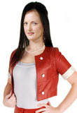 Short Valentines Day Leather Jacket