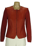 Braided Valentines Day Leather Jacket
