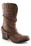 Adjustable Strap Leather Boot | Womens Leather Shoes | Woman Leather Boots