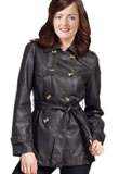 Stylish Front Buttoned Leather Jacket | New Year Leather Jackets for Women