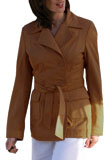 Soft Lamb Leather Trench Coat