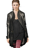 Chic Spring Leather Coat|Spring Collection