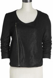 Swanky Zippered Leather Top | Womens Thanksgiving Day Leather Tops
