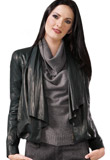 Fascinating Asymmetrical Leather Jacket | Gifts for Thanksgiving Day