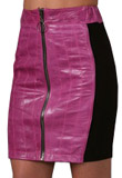 Zippered Leather Pencil Skirt for Thanksgiving Day