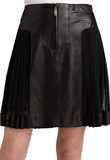 A-line Mini Thanksgiving Leather Skirt