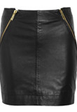 Zippered Leather Mini Skirt | Gifts on Thanksgiving Day