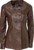 Adorable Hip Length Womans Leather Jacket | Leather Jackets for Womens Day