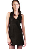 Sexy Short Leather Dress | Womens Day Dresses