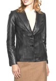 Buy Online Classic Leather Blazer 