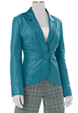 Womens-Leather-Lamb-Blazer| Suede| Designer-Outfit