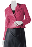 Designer Bow Style Blazer with Black Skirt