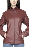 form fitting leather jacket