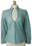 stand collar  leather jacket
