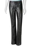 low waist leather pant